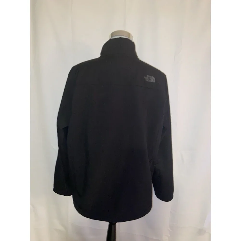 The North Face Windwall Soft Shell Jacket Fleece Lined Men’s XL Black Full Zip